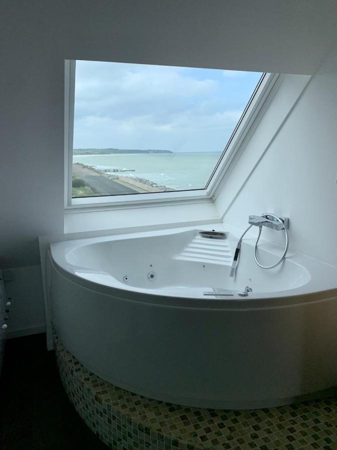 Duplex Avec Jacuzzi Vue Imprenable Sur La Baie De Wissant Exterior foto